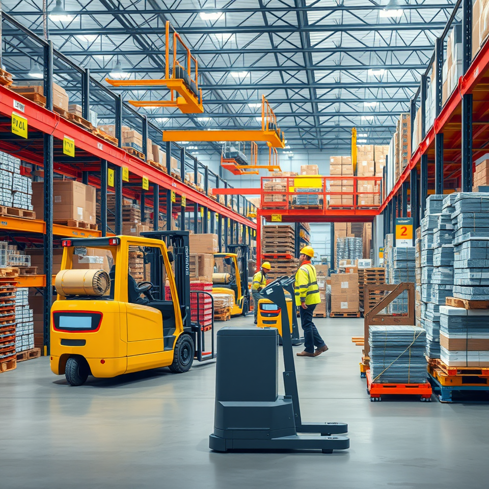 Material Handling, Control and Spare Parts Movements
